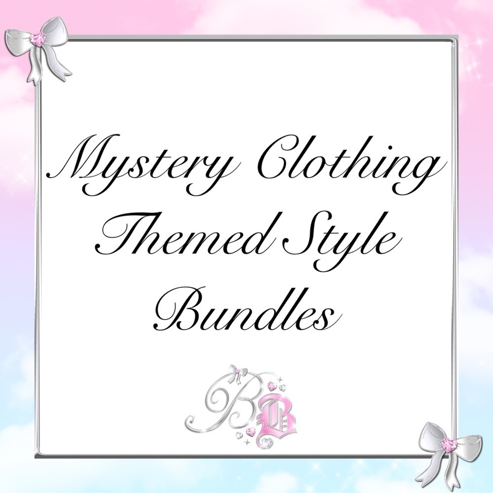 🎀Mystery themed style clothing bundles🛍️🩷5 pieces of clothing per bundle⭐️✨⭐️